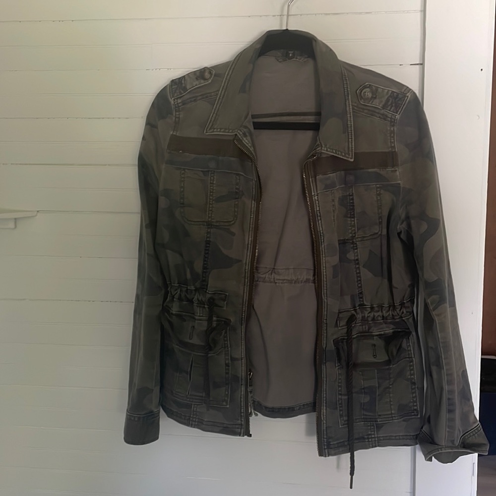 Camouflage light jacket moto from express